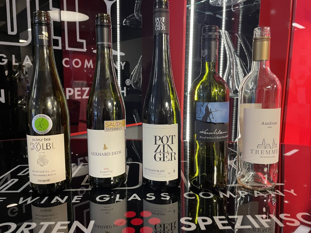 die weine der degustation