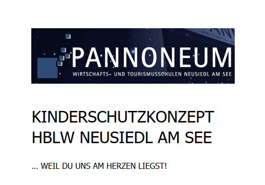 Das Kinderschutzkonzept des PANNONEUM